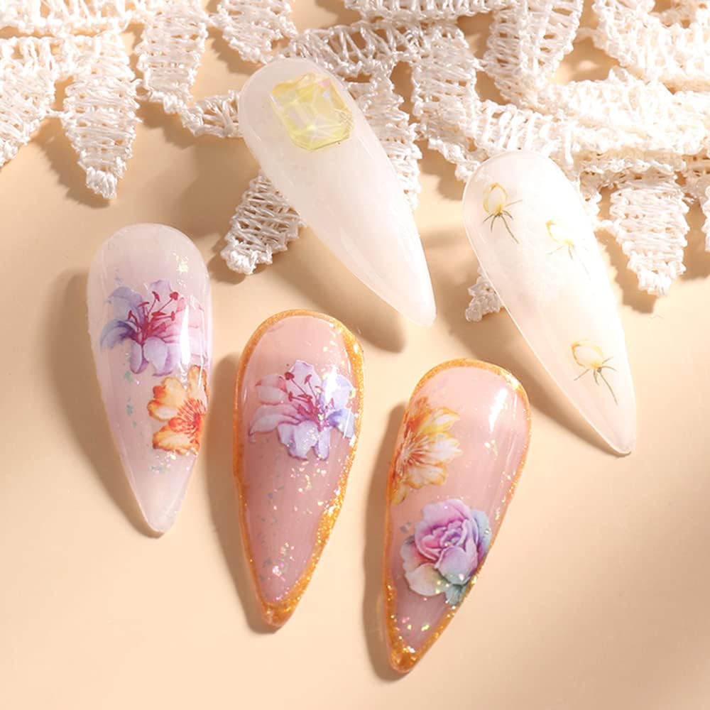 Floral Nail art decal