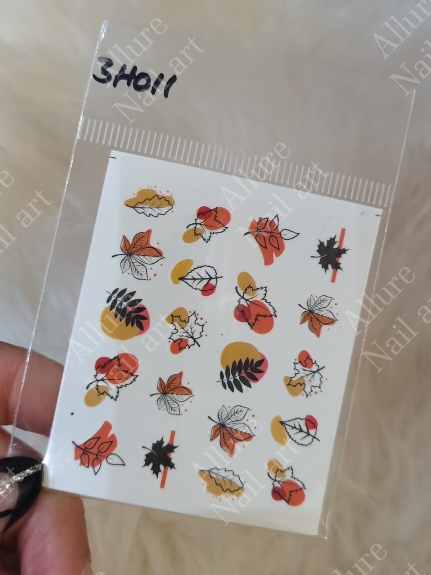 Abstract Nail Art Decal 3H011