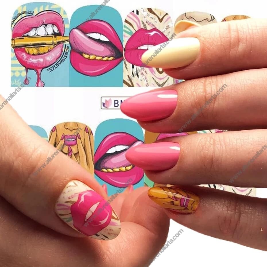Fun Pop Art Nail Decal
