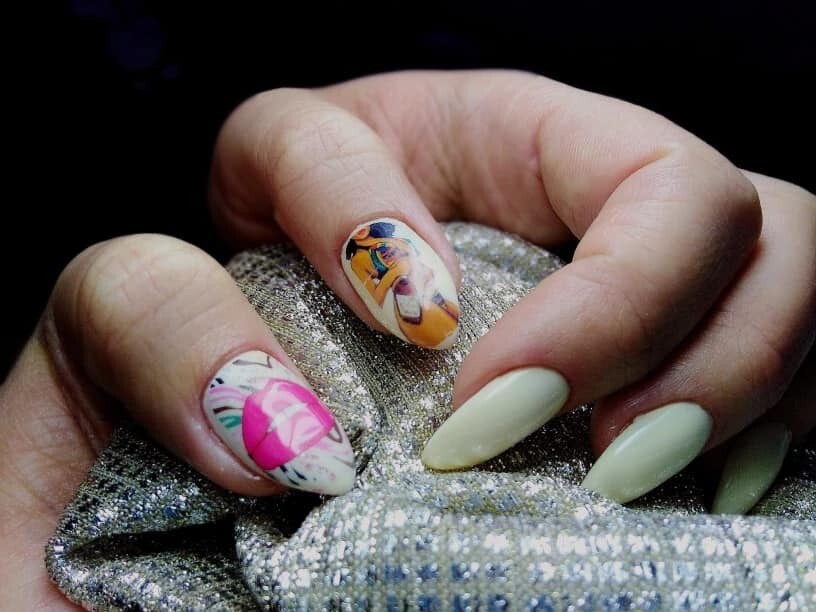 Fun Pop Art Nail Decal