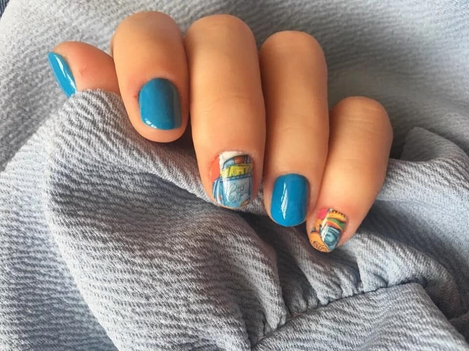 Fun Pop Art Nail Decal
