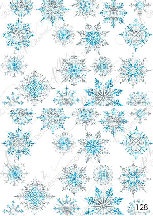 Christmas Nail Art Decal PM128