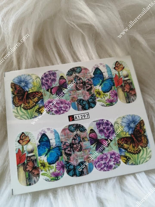 Butterfly Nail Decal