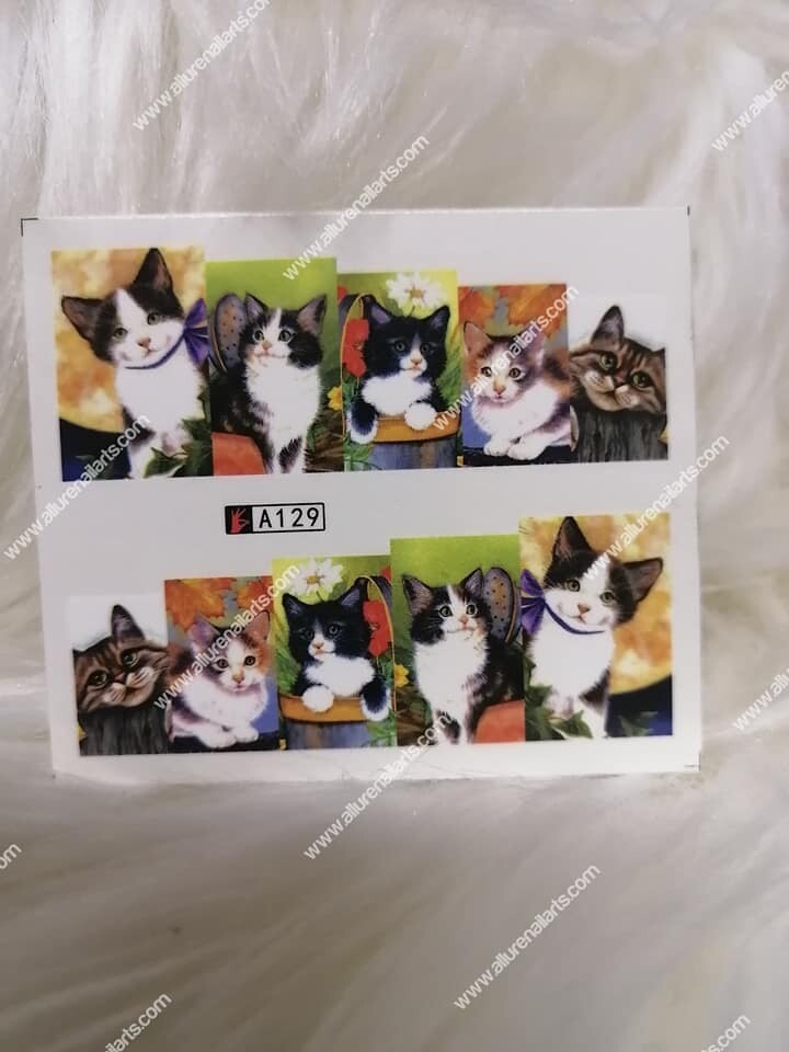 Animal Nail Decal A129