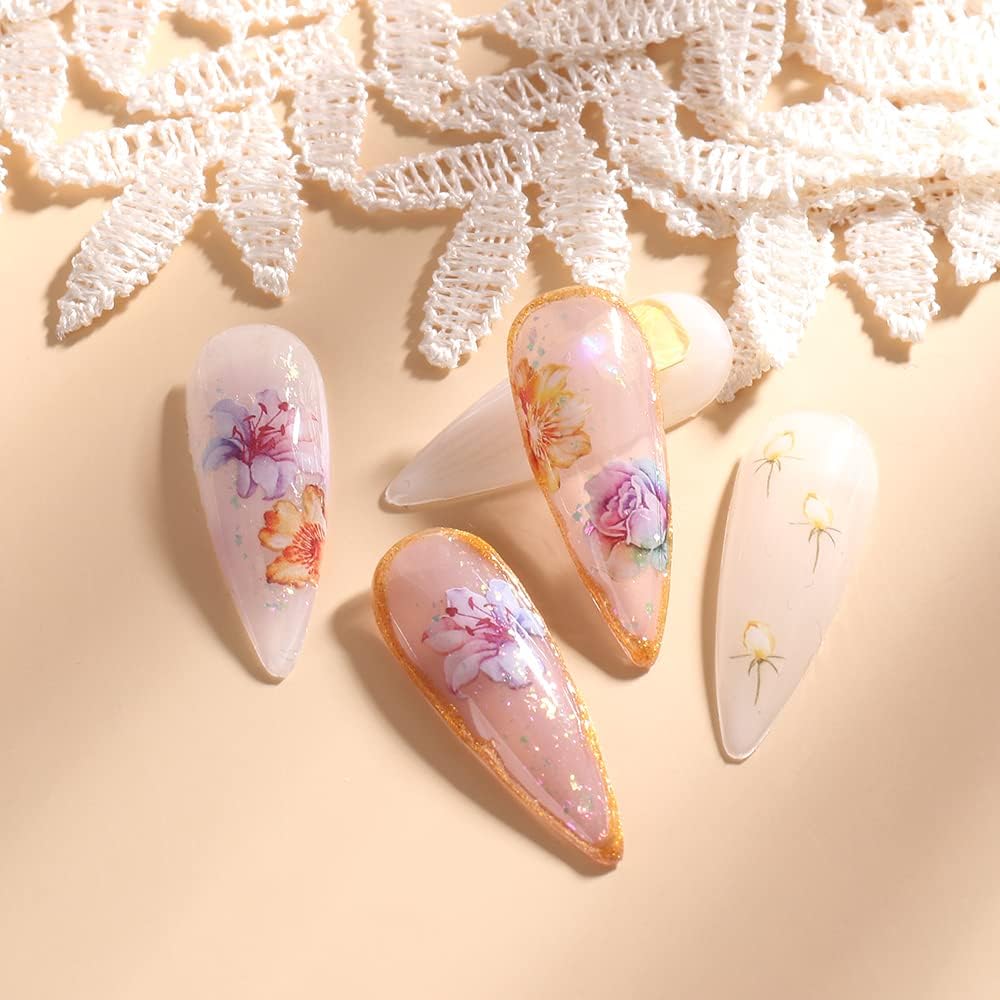 Floral Nail art decal
