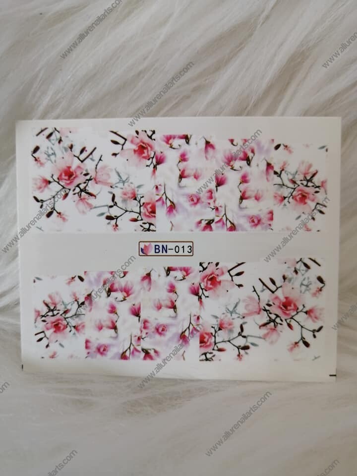 Flower Nail Decal Range BN013-24