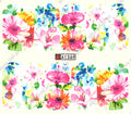 Floral Nail Decal A1369