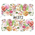 Floral Nail Decal A1372