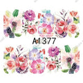 Floral Nail Decal A1377