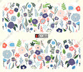 Floral Nail Decal A1384