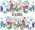 Floral Nail Decal A1385