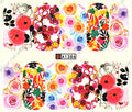 Floral Nail Decal A1386