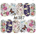 Floral Nail Decal A1387