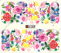 Floral Nail Decal A1389