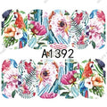 Floral Nail Decal A1392