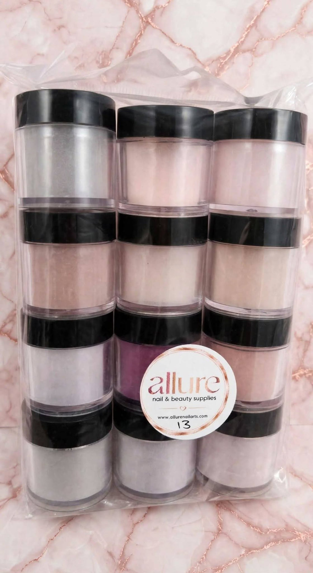 Allure 12pc Acrylic Powder Set No 13