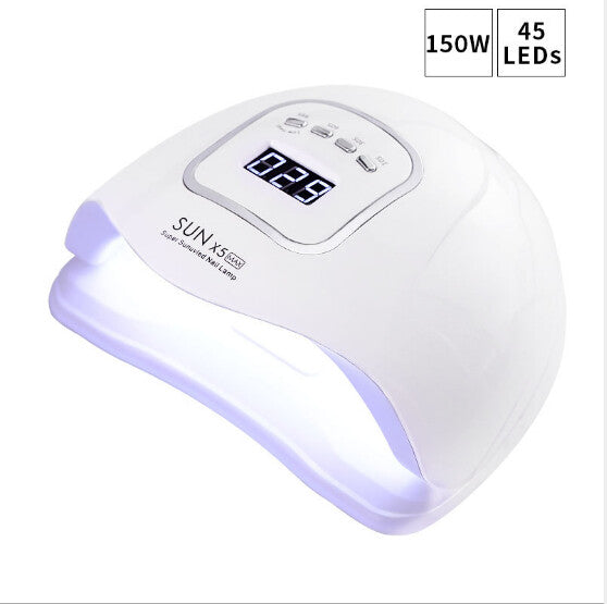 2x Sun 5 Max Professional Gel Polish LED Nail Dryer Lamp 150W ( 45 LED Beads )