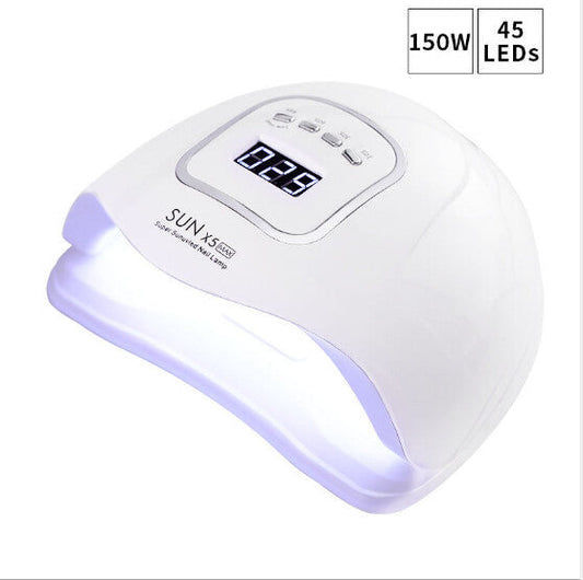 2x Sun 5 Max Professional Gel Polish LED Nail Dryer Lamp 150W ( 45 LED Beads )