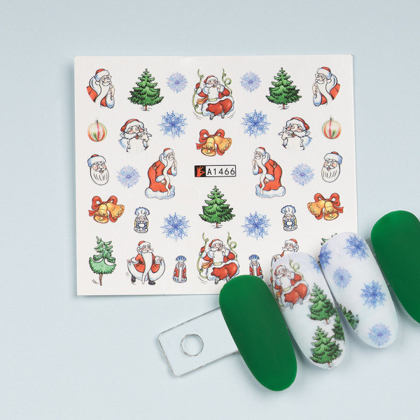 Christmas Nail Decal A1166