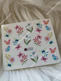Flower Nail Decal