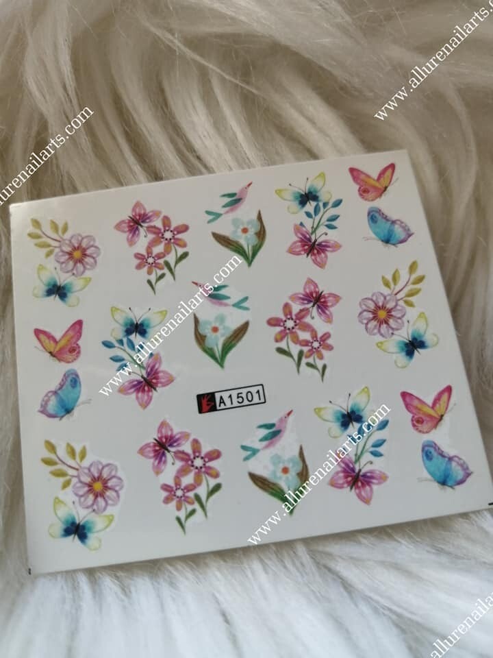 Flower Nail Decal