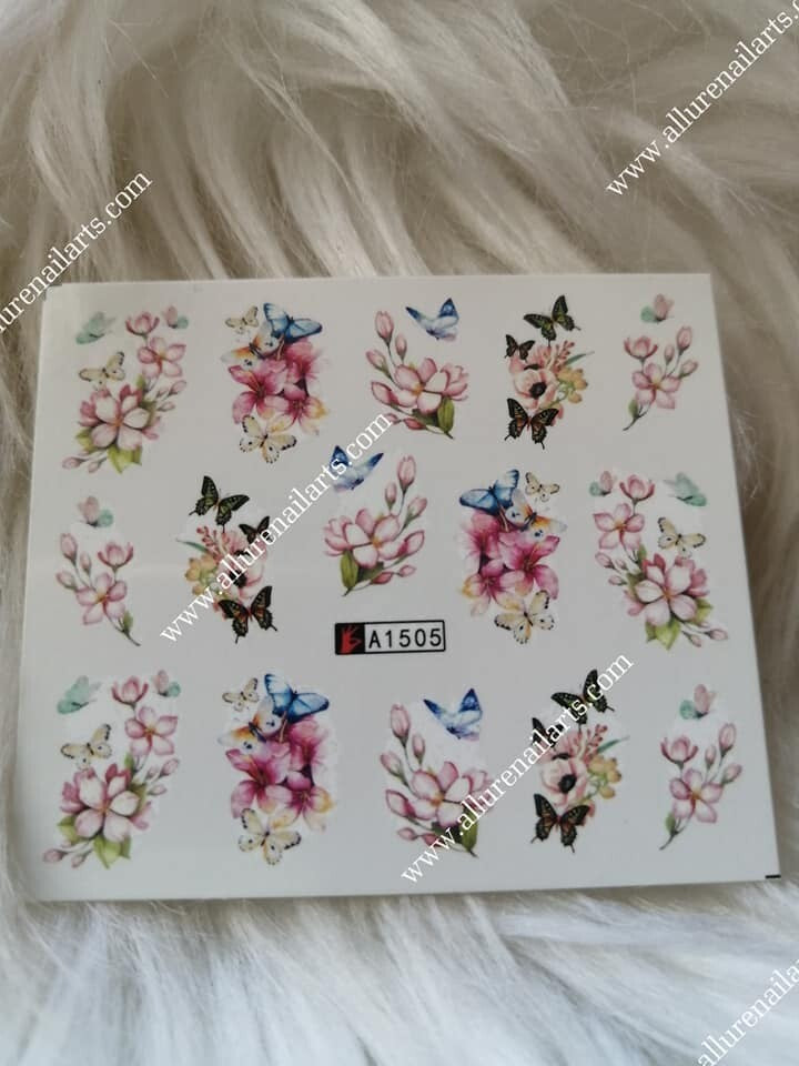 Flower Nail Decal