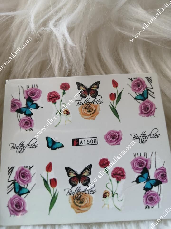 Flower Nail Decal