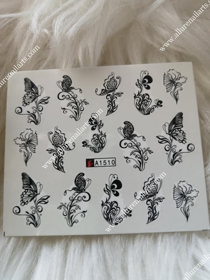 Flower Nail Decal
