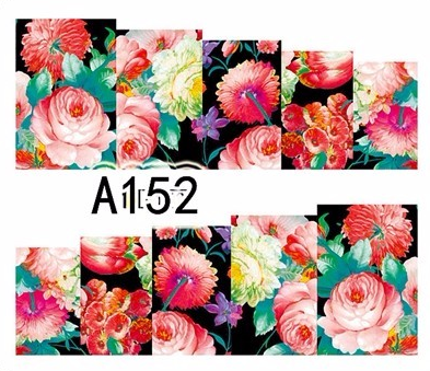 Flower Nail Decal A152