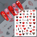 Valentine Heart Nail Sticker