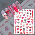 Valentine Heart Nail Sticker