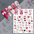 Valentine Heart Nail Sticker