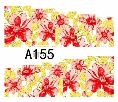 Flower Nail Decal A155