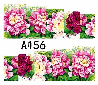Flower Nail Decal A156