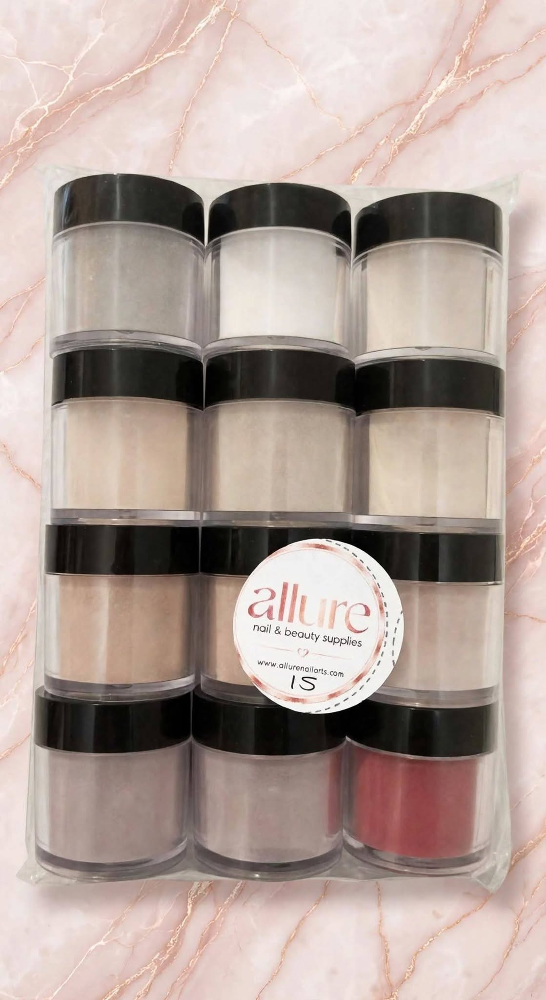 Allure 12pc Acrylic Powder Set No 15