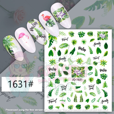 Flower Nail Art Sticker