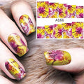 Flower Nail Decal A166