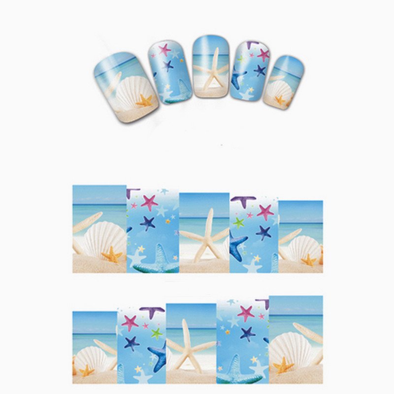 Mermaid Ocean Nail Decal BN167