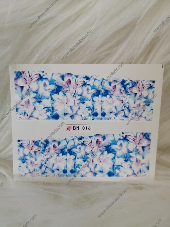 Flower Nail Decal Range BN013-24