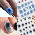 Blooming Rose Floral Nail Art Decal JF173