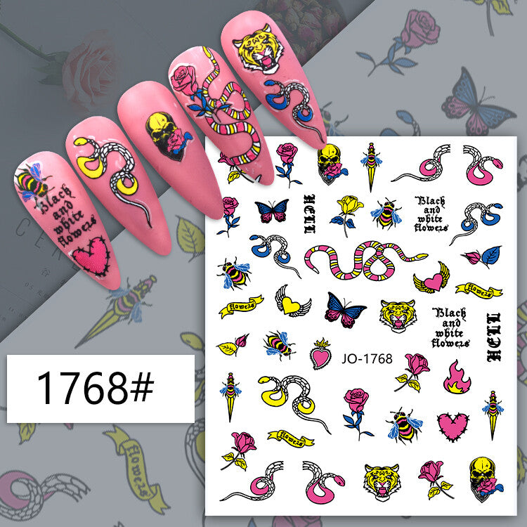 Halloween Nail Art Sticker JQ1768