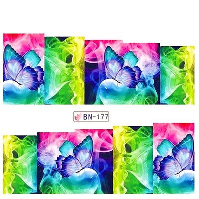Abstract Geometric Nail Decal BN177