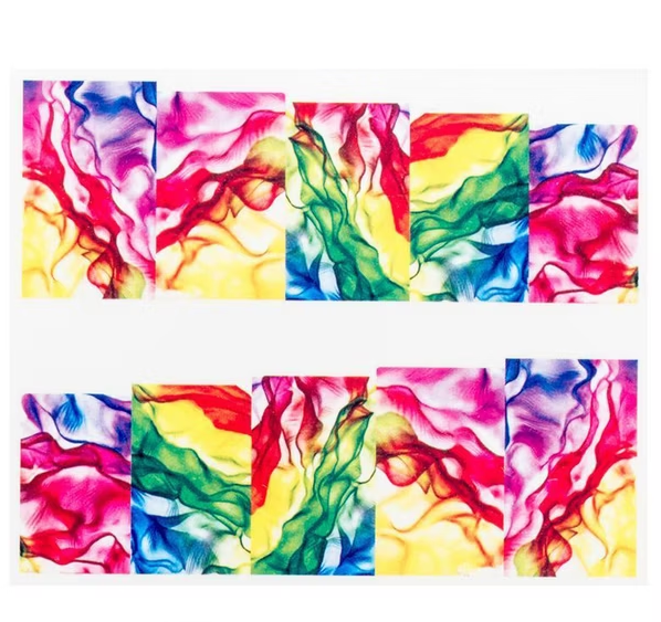 Abstract Geometric Nail Decal BN178