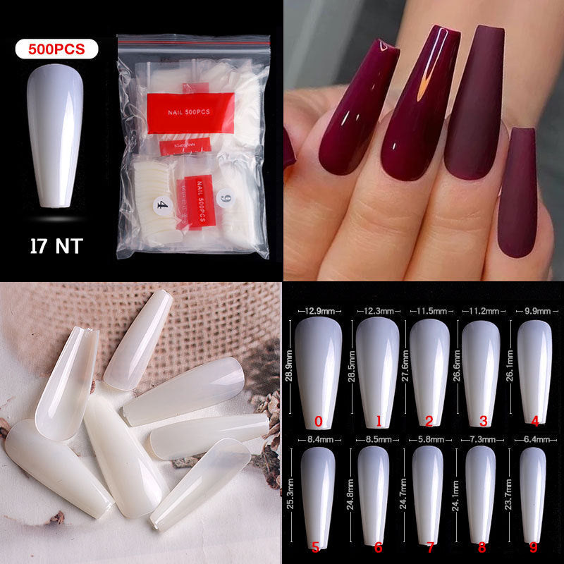 Nail Tips ( 500pcs/Packet ) natural