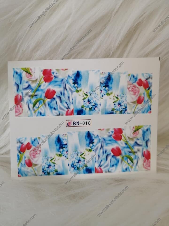 Flower Nail Decal Range BN013-24
