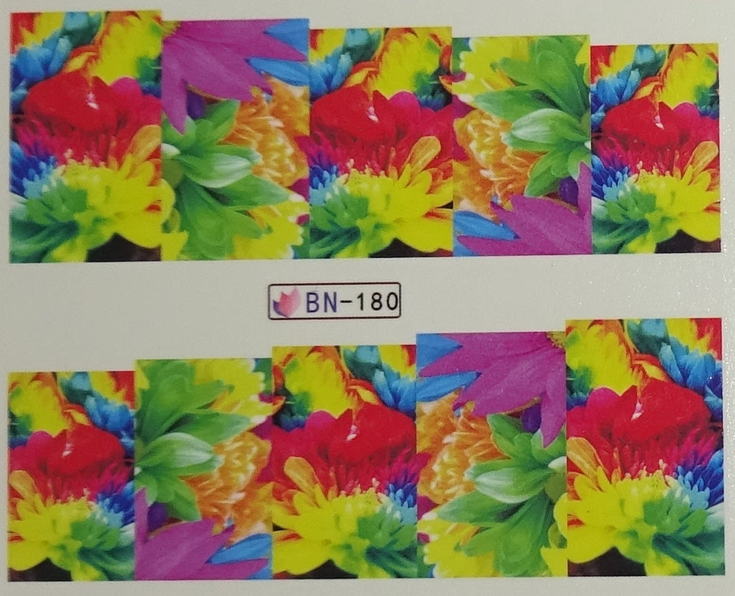 Abstract Geometric Nail Decal BN180