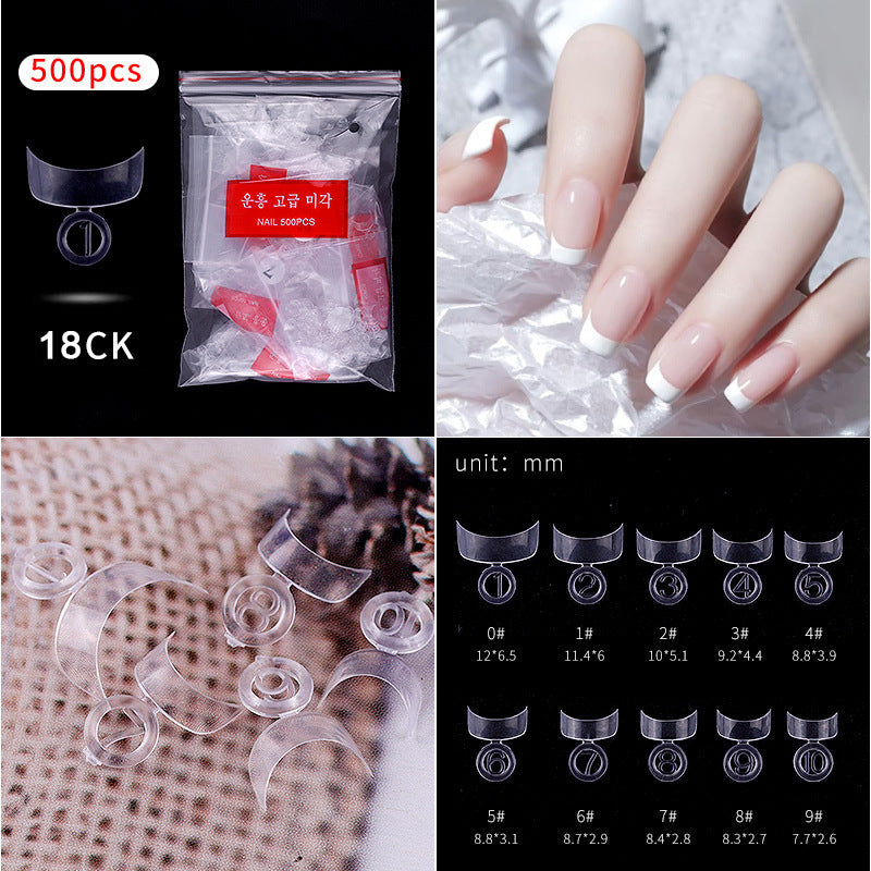 Nail Tips ( 500pcs/Packet )clear
