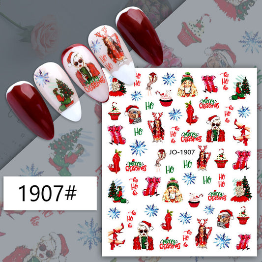 Christmas Nail Sticker - 1907