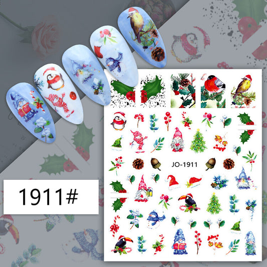 Christmas Nail Sticker - 1911
