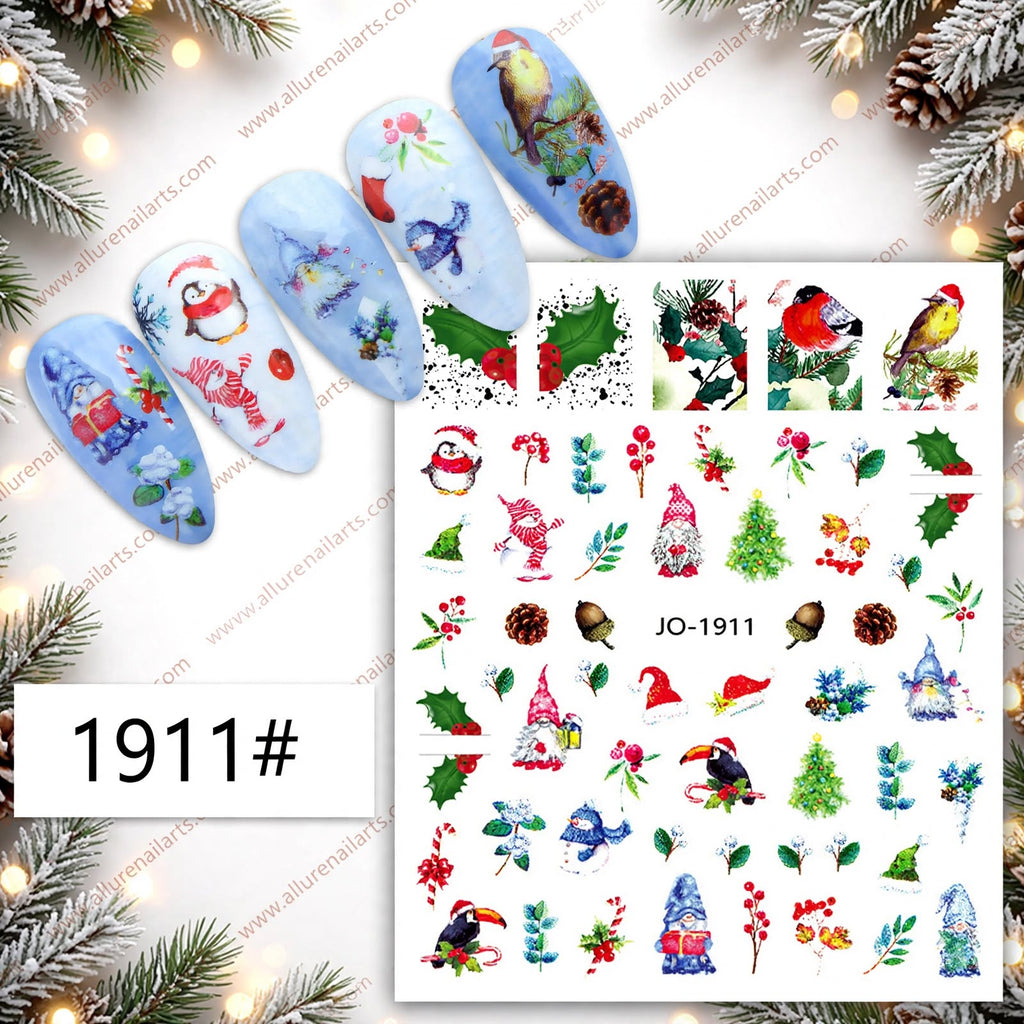 Christmas Nail Art Sticker JQ1911